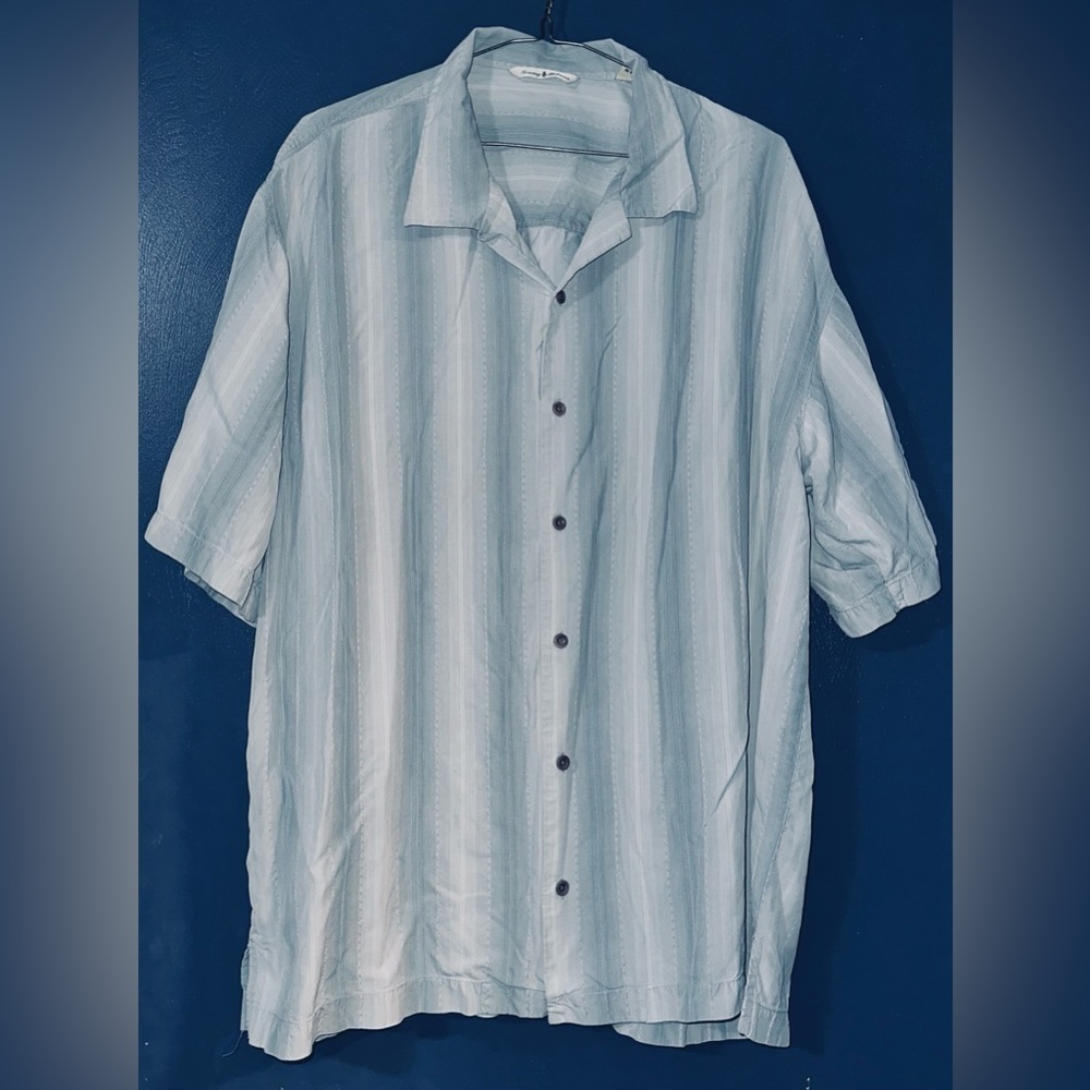 Tommy Bahama 100% Silk Casual Shirt XXL